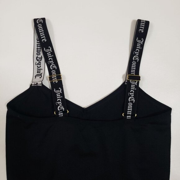 Juicy Couture Intimates Shapewear Bodysuit Adjustable Logo Straps Black Size S - Picture 7 of 13